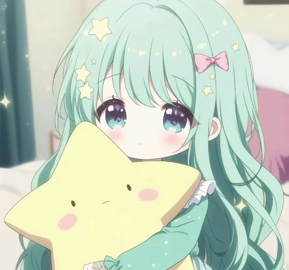 Bức ảnh chibi cute tổng hợp nhiều biểu cảm