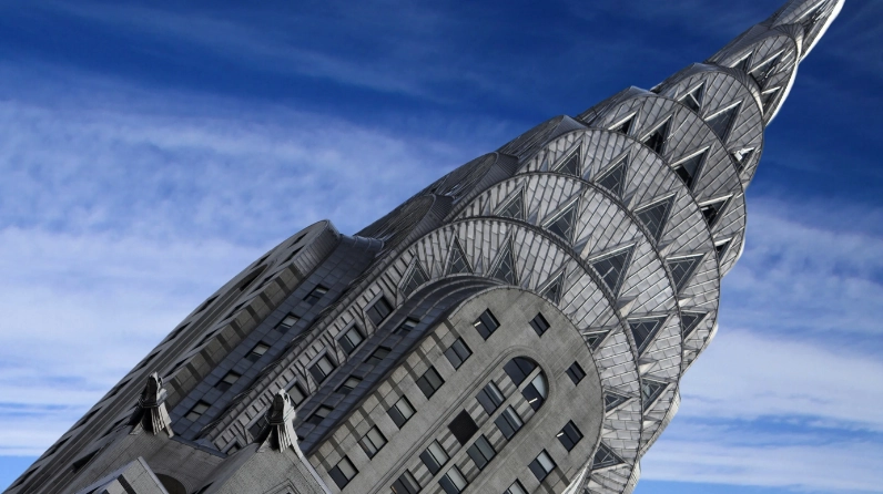 Bức ảnh Chrysler Building biểu tượng Art Deco đỉnh cao của thành phố New York