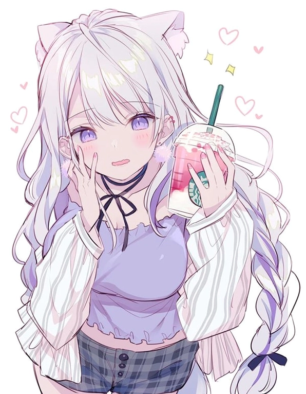 Bức ảnh cô gái anime xinh đẹp và vô cùng đáng yêu