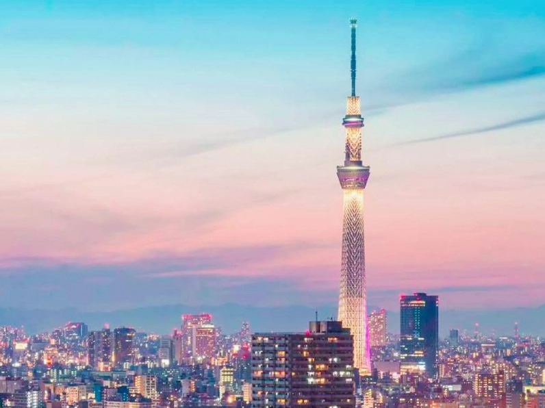 Bức ảnh lột tả đôi nét góc cạnh của Tokyo Skytree