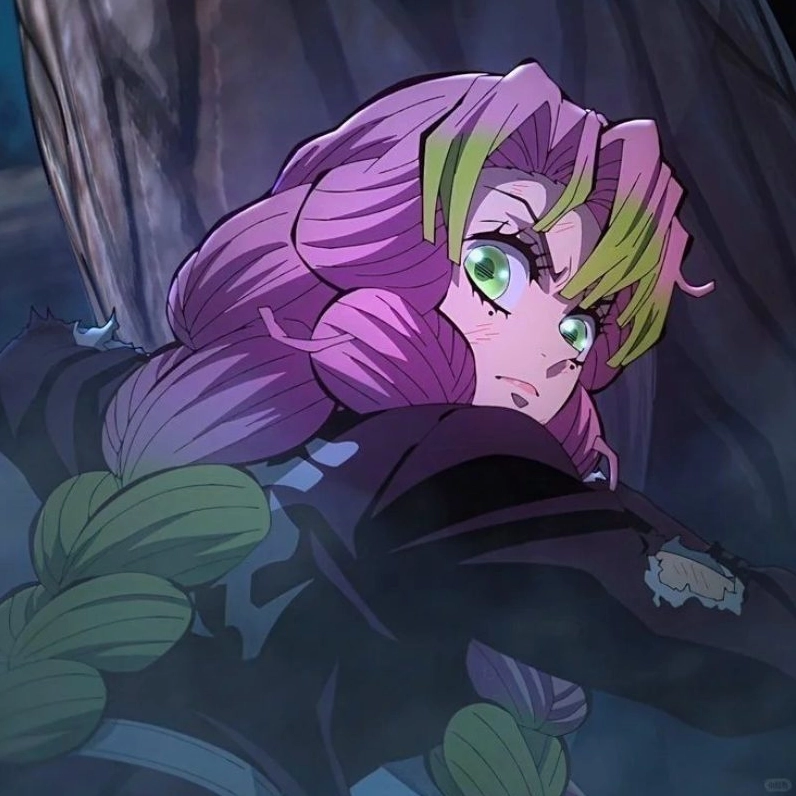 Bức ảnh mitsuri anime thể hiện quyết tâm chiến đấu