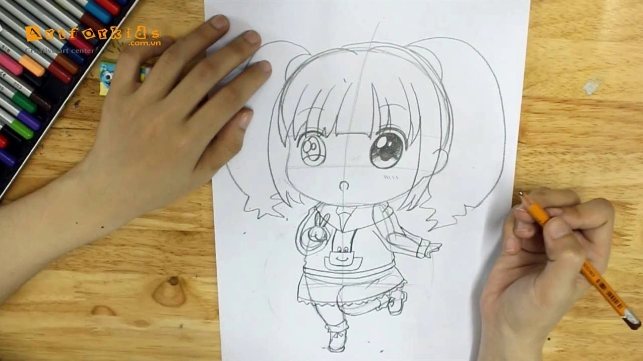 Bức ảnh vẽ anime đơn giản là nguồn cảm hứng sáng tạo không giới hạn