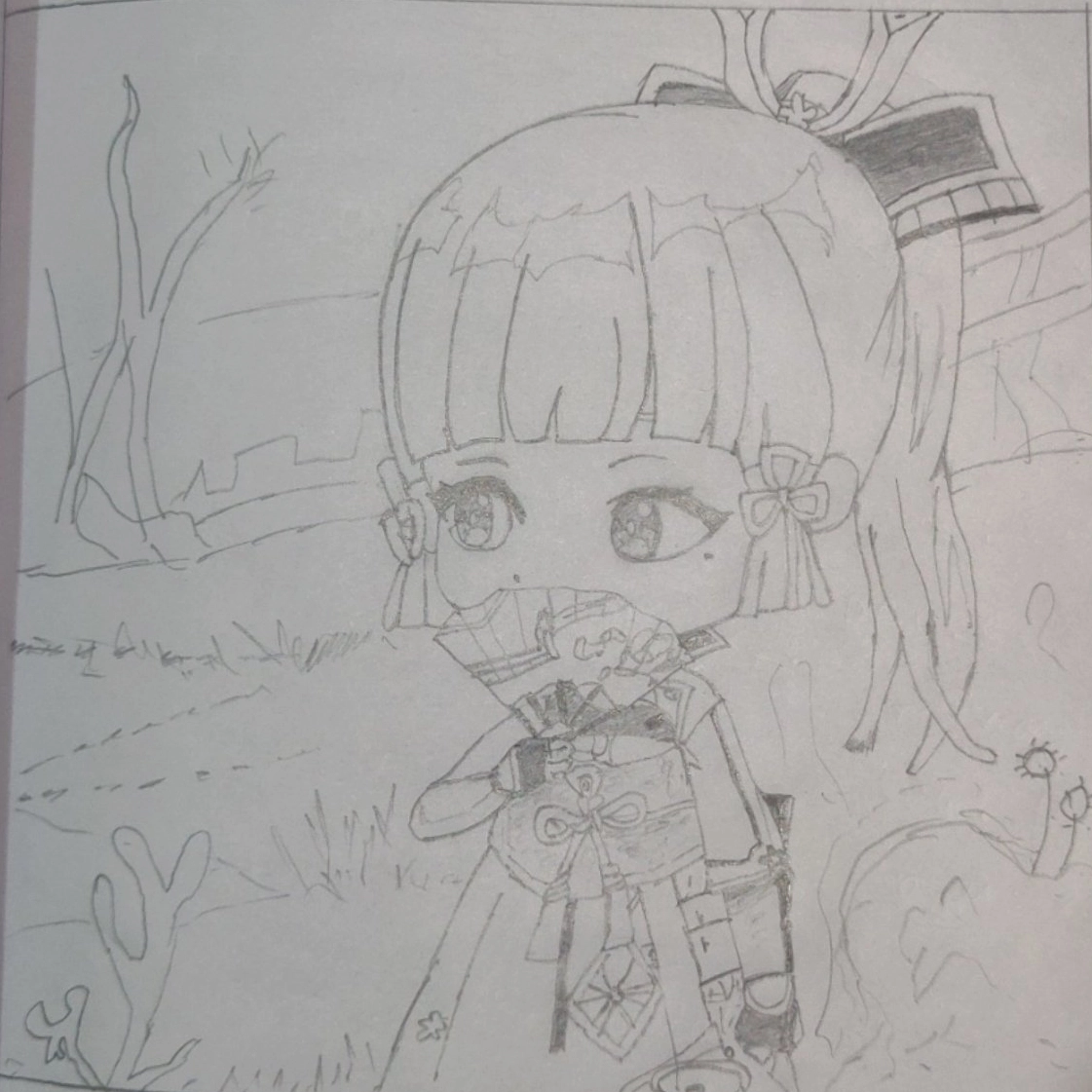 Bức ảnh vẽ anime mang phong cách cổ điển đầy tinh tế và hoài niệm