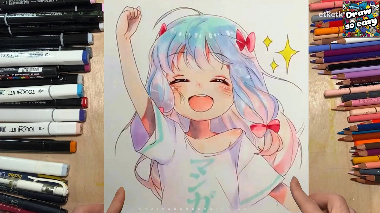 Bức tranh anime đẹp mắt và đầy tâm huyết dành cho những người đam mê nghệ thuật