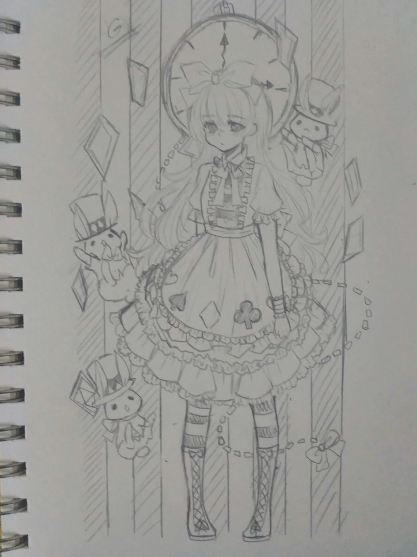 Bức tranh anime mang đậm tính tưởng tượng với nét vẽ mượt mà