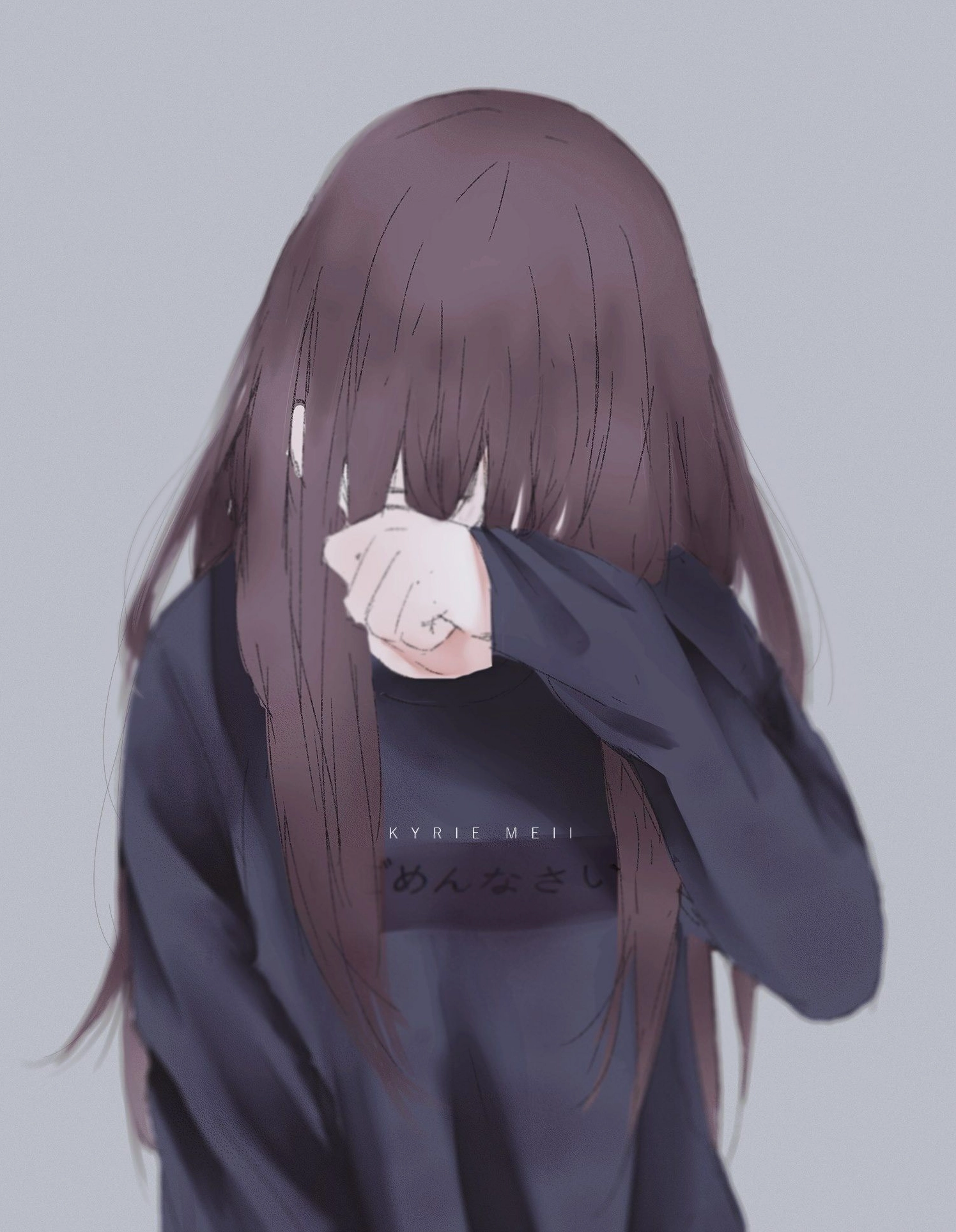 Bức vẽ nghệ thuật anime nam của artist Kyrie Meii