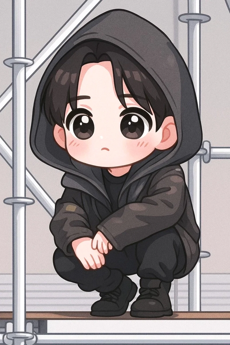 Cá tính bứt phá với ảnh chibi boy ngầu cute chất