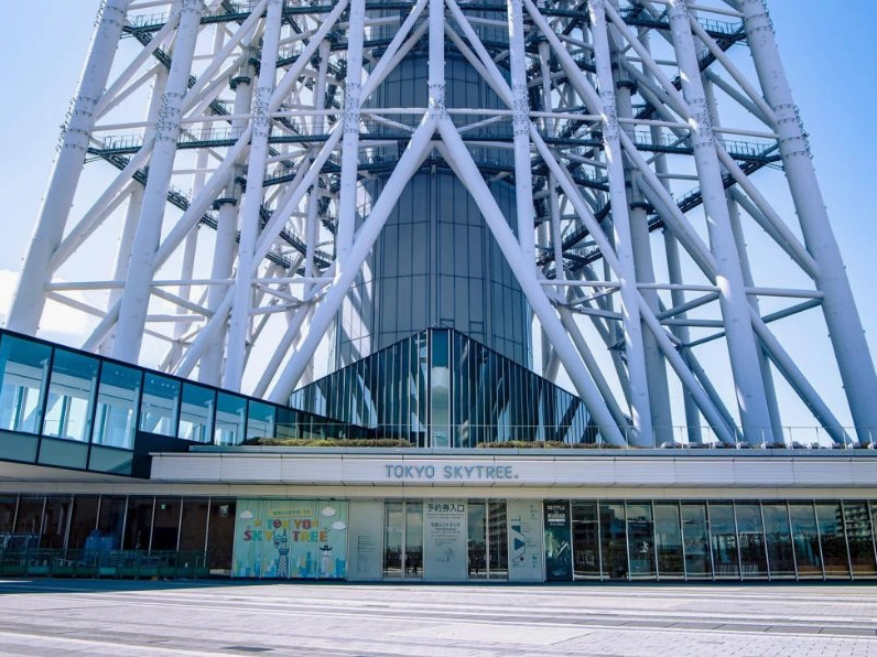 Cận cảnh chi tiết kiến trúc độc đáo của Tokyo Skytree