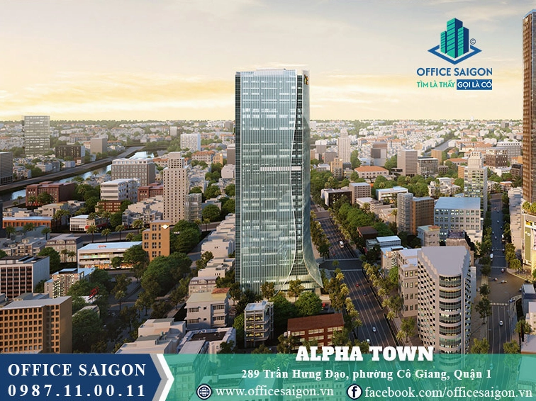 Cảnh quan Toà nhà Alpha Town