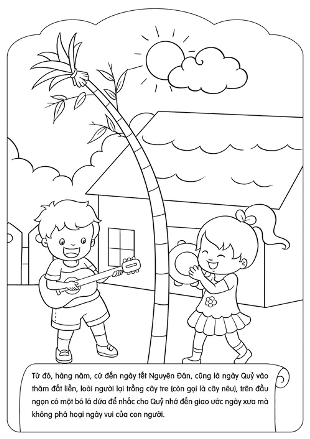 Cây Nêu Vào Ngày Tết