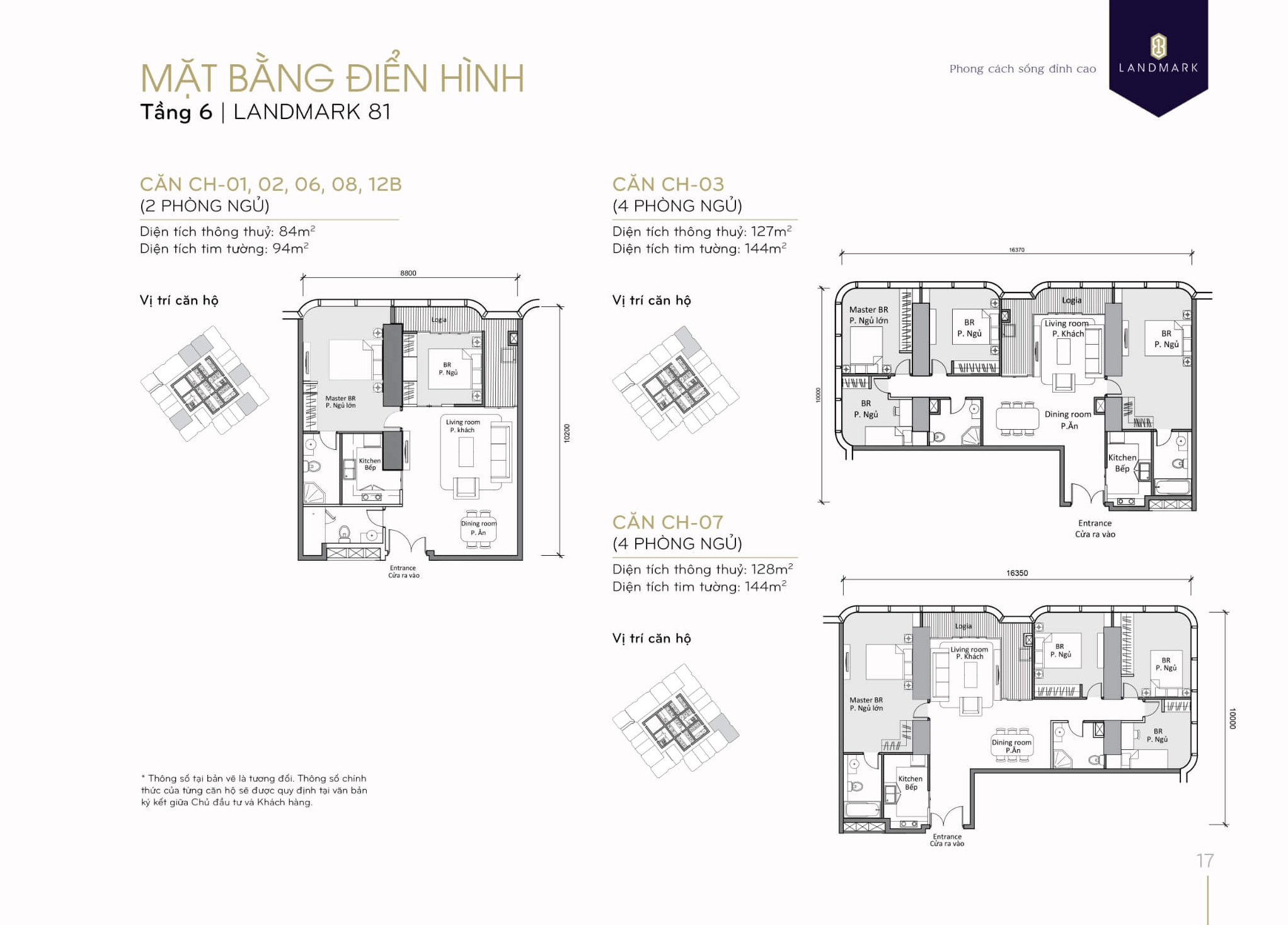 Chi tiết mặt bằng một phần tầng 6
