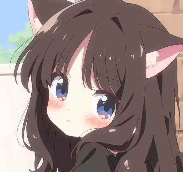 Chibi anime cực kỳ xinh xắn với mái tóc bồng bềnh