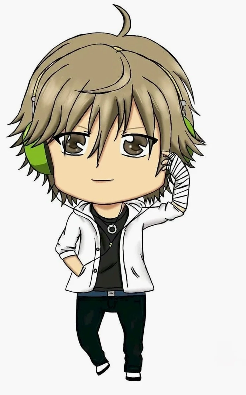 Chibi nam cute với biểu cảm cực kỳ dễ thương và phù hợp làm avatar độc đáo