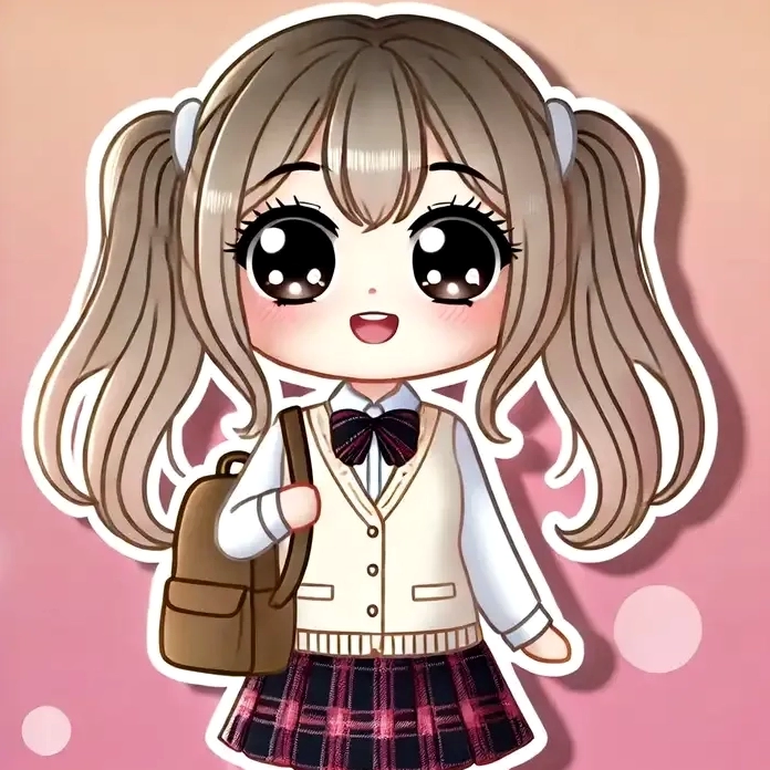Chibi nữ sinh dịu dàng tinh tế đầy thu hút