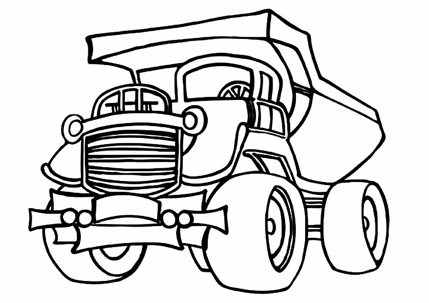 chiếc xe tải đồ chơi