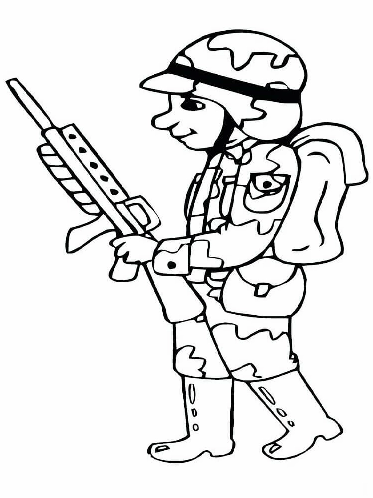 Chú Bộ Đội Vui Vẻ