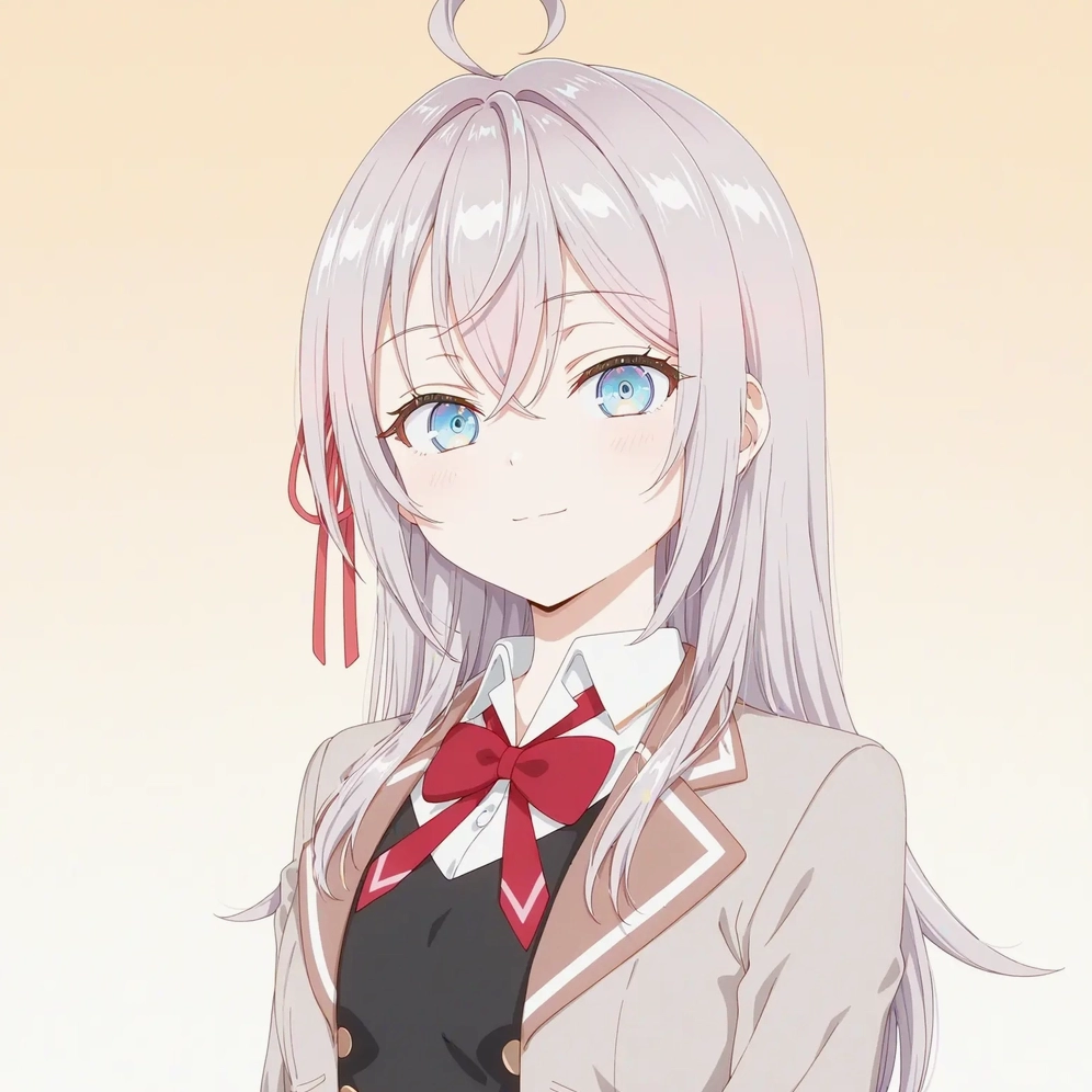 Cô gái anime dễ thương với biểu cảm phụng phịu