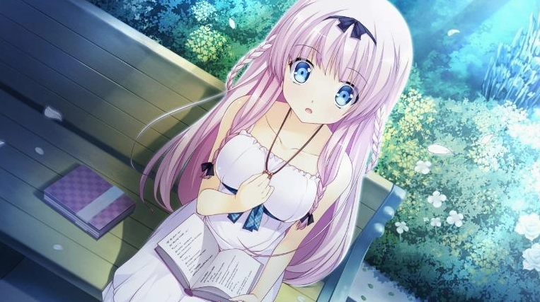 Cô gái anime tóc trắng nổi tiếng với góc nghiêng thần thánh