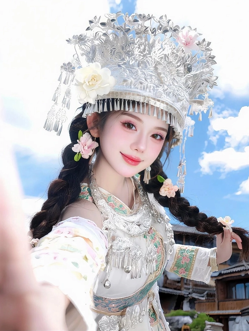 Cô gái dễ thương với phong cách mộc mạc tự nhiên