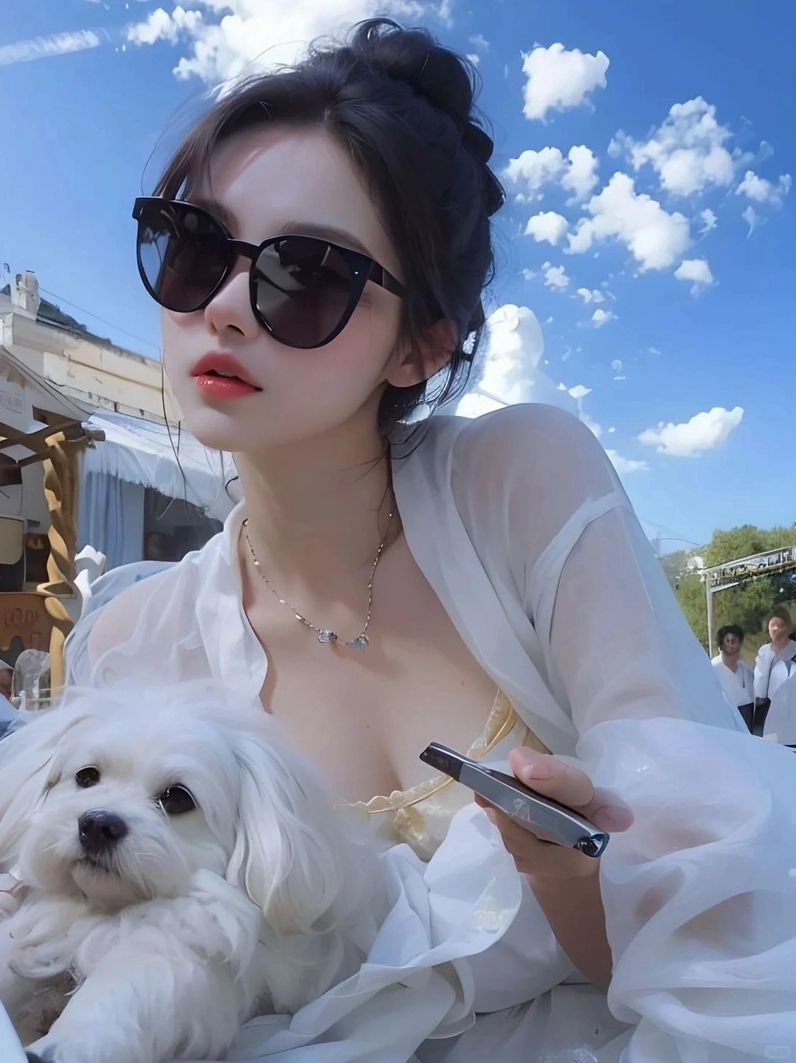 Cô gái khoe góc nghiêng cực phẩm dưới ánh đèn