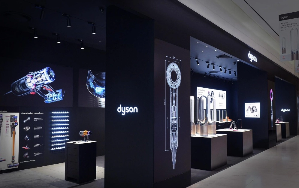Cửa hàng Dyson hiện đại bên trong tòa nhà Lotte