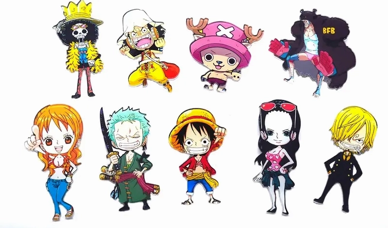 Dàn anime one piece chibi characters cực kỳ cute