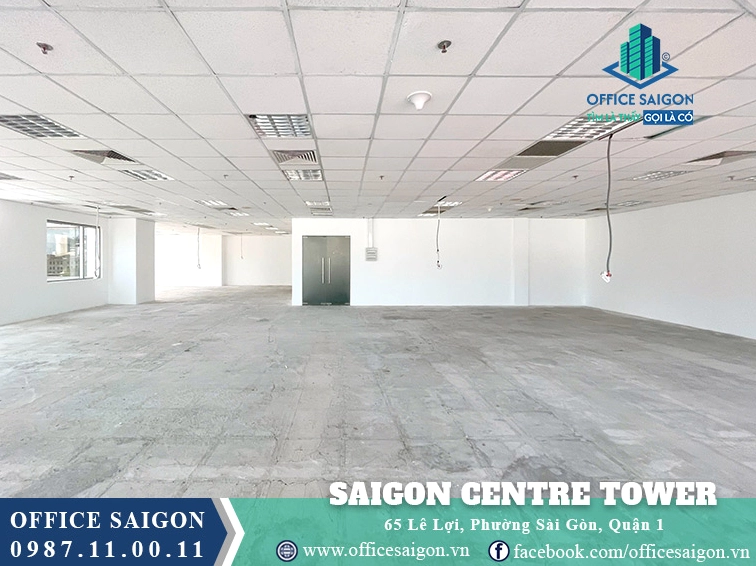 Diện tích sàn cho thuê với thiết kế mở tại lầu 6