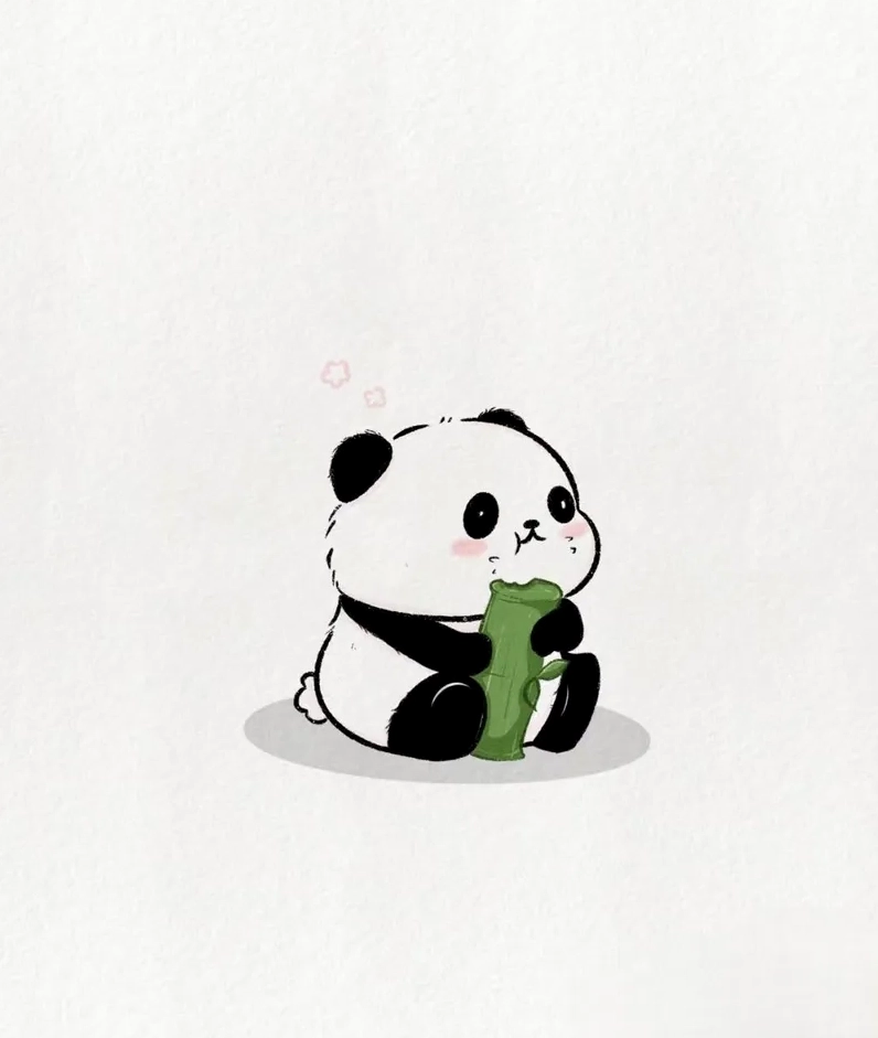 Fan gấu panda chibi không thể bỏ qua bộ ảnh siêu dễ thương