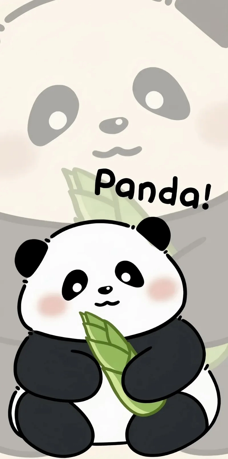 Ghim ngay bộ ảnh gấu trúc cute chibi siêu đáng yêu