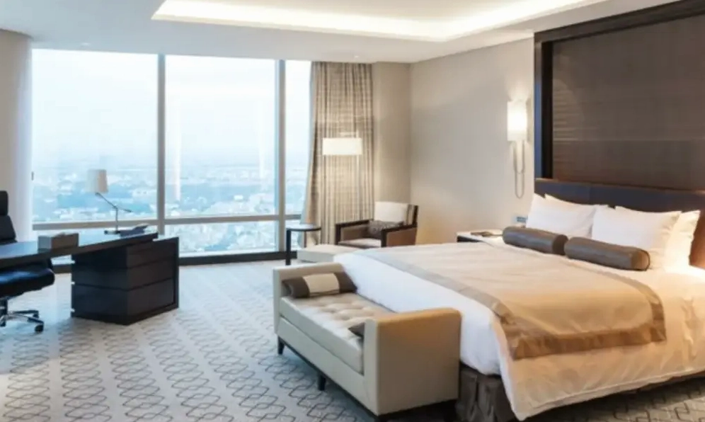 Góc nhìn hướng ra khu vực khách sạn gần Lotte Center