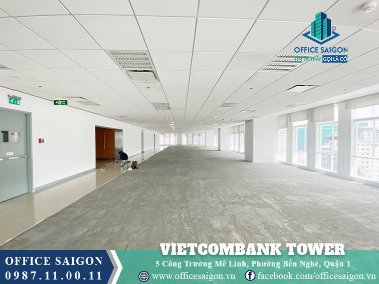 Góc nhìn khác về mặt bằng bên trong tòa nhà Vietcombank Tower