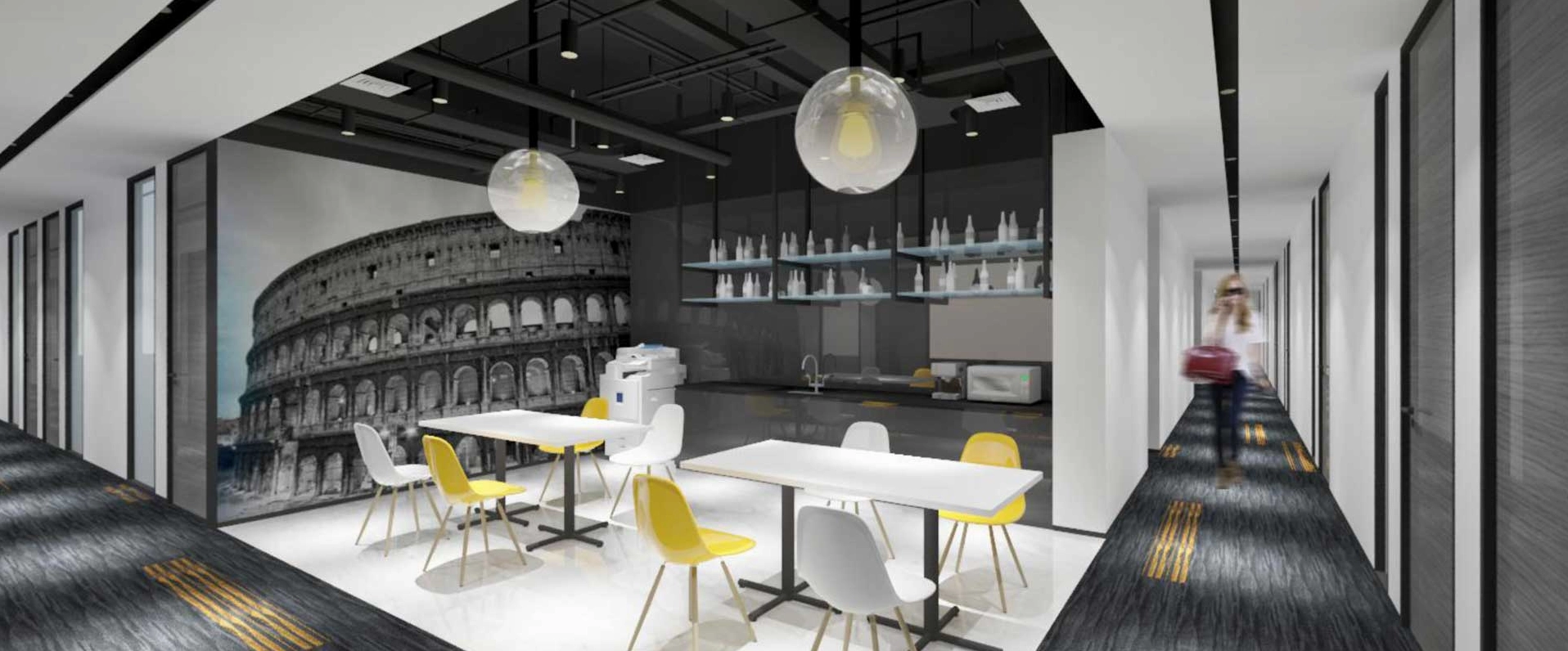 Góc nhìn từ một tòa nhà cao tầng khác sang