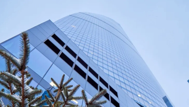 Góc nhìn từ xa bao quát toàn bộ khu moscow city