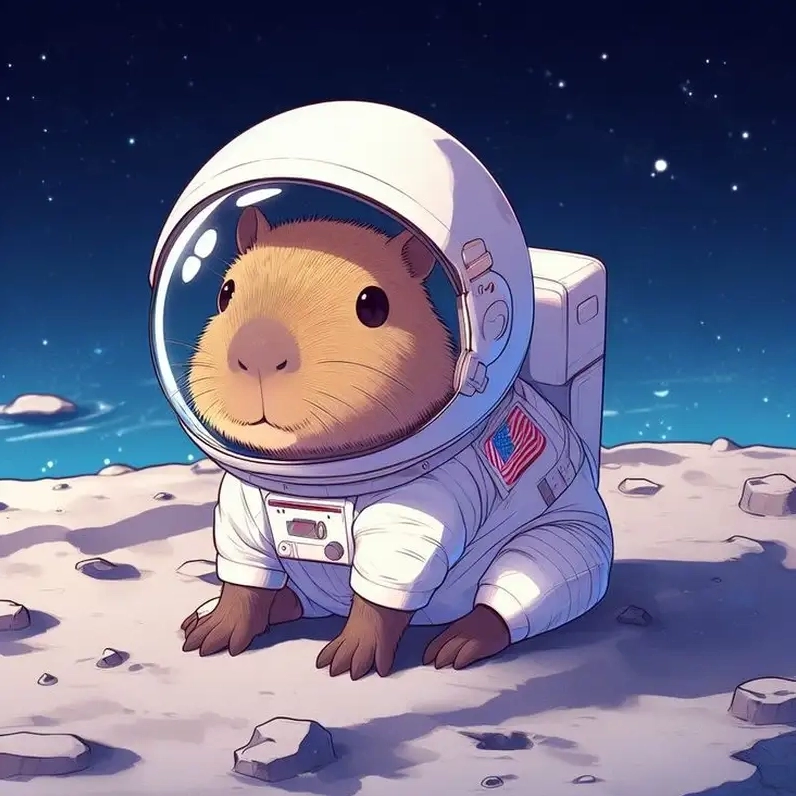 Gợi ý ảnh nền điện thoại capybara chibi cute xinh xắn