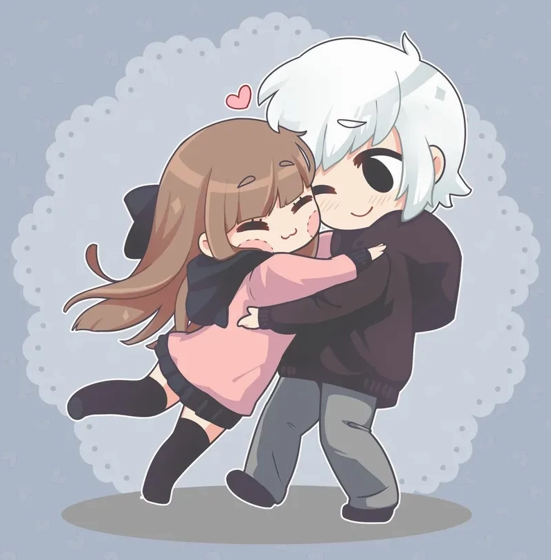 Gợi ý hình ảnh cặp đôi yêu nhau chibi siêu xinh