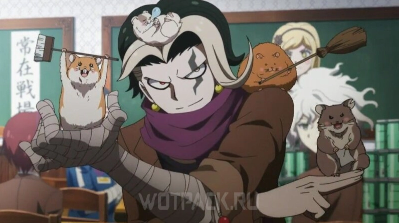 Gundam Tanaka tạo dáng cùng bầy chuột hamster