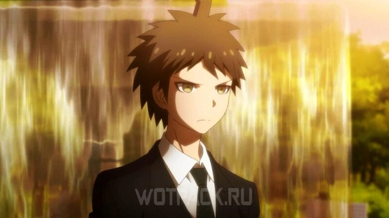 Hajime Hinata với vẻ ngoài điềm tĩnh