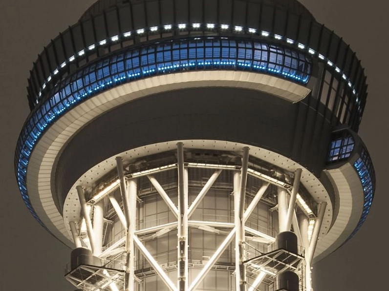 Hệ thống quan sát hiện đại bên trong Tokyo Skytree