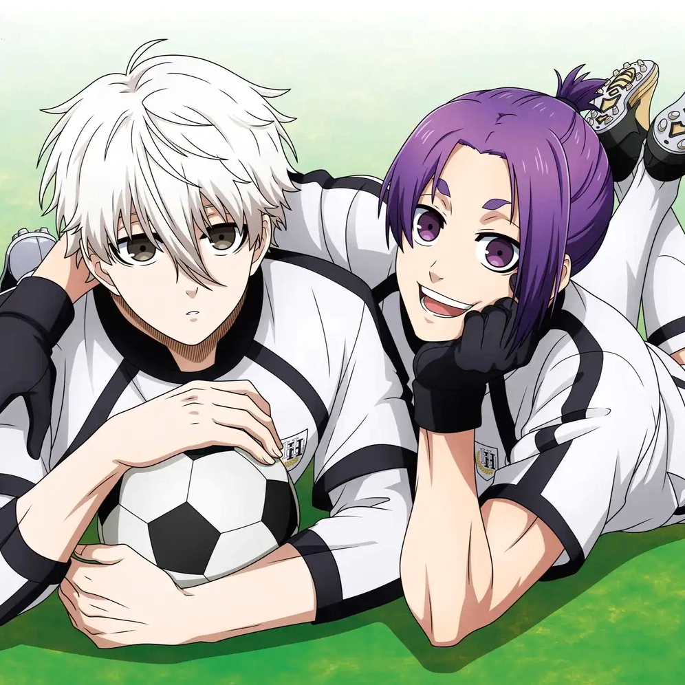 Hình ảnh anime đá bóng trong trận đấu căng thẳng