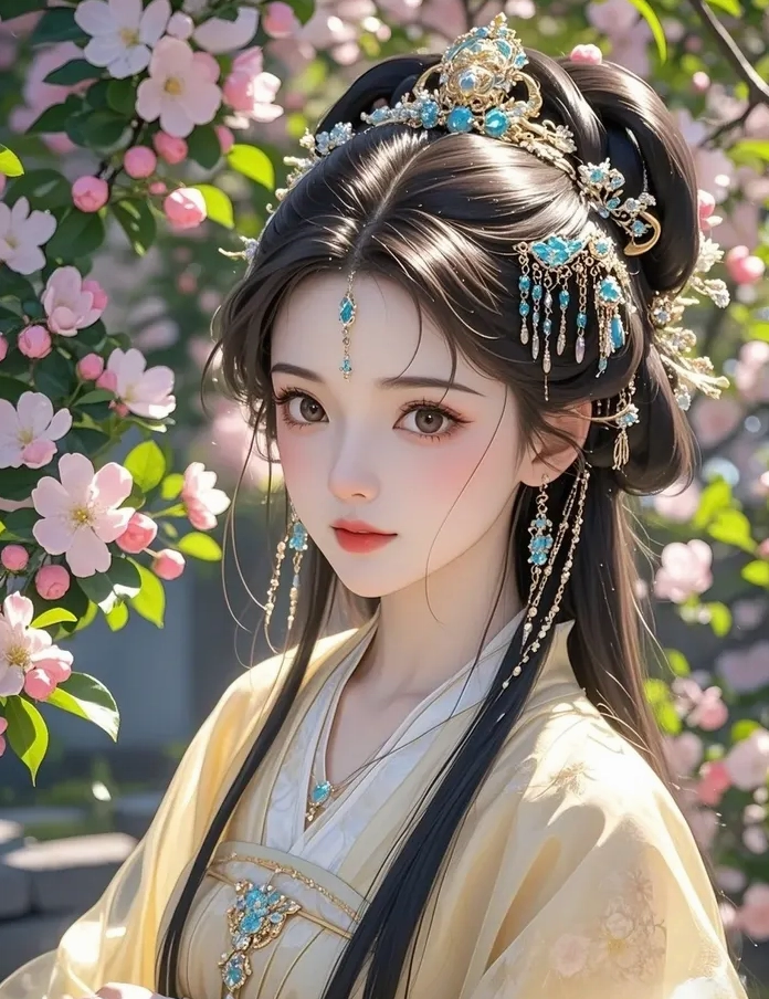 hình ảnh anime nữ cổ trang