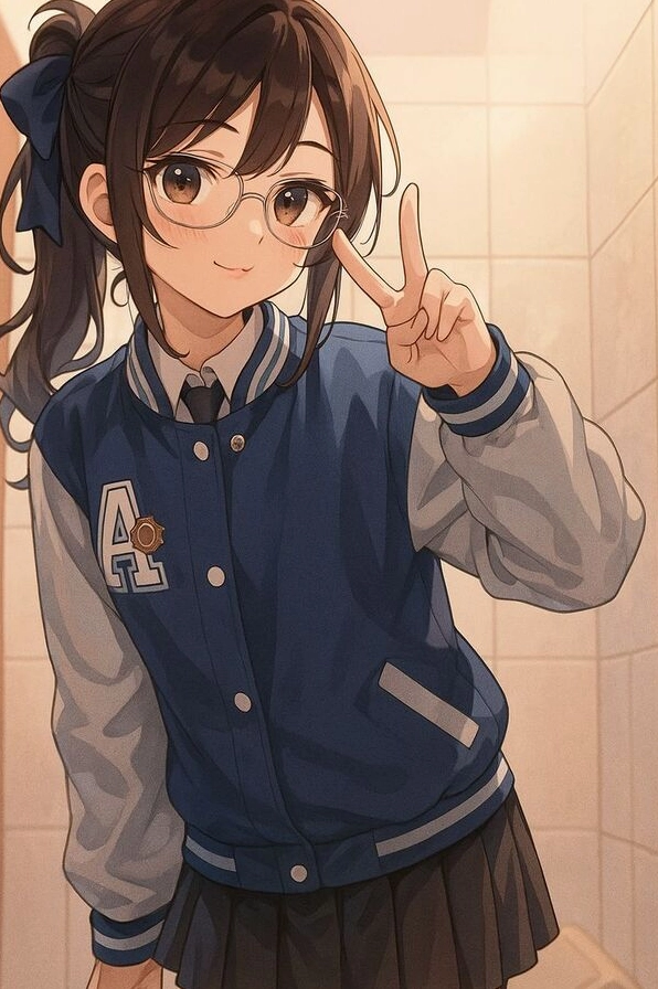 Hình ảnh anime nữ học sinh cute 11