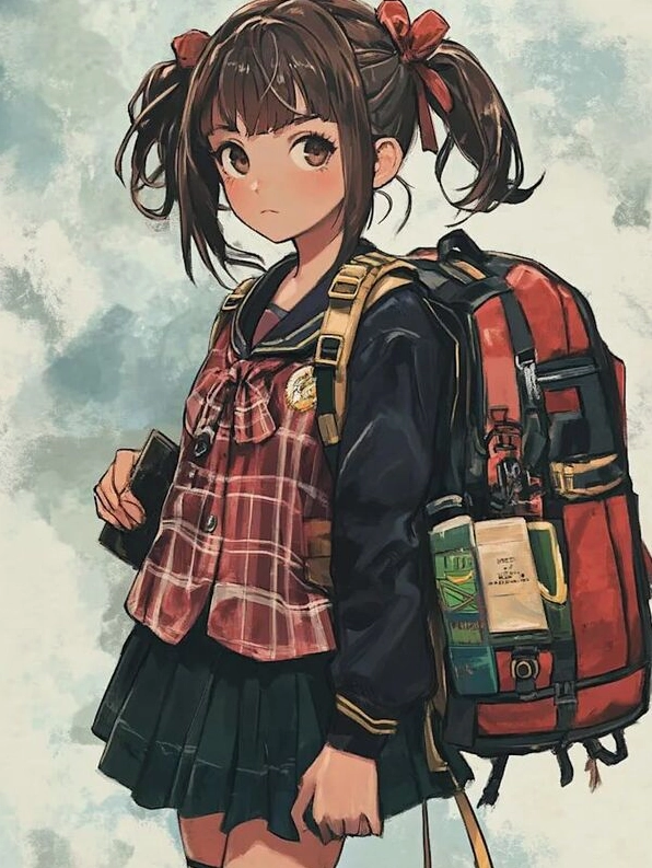 Hình ảnh anime nữ học sinh cute 27