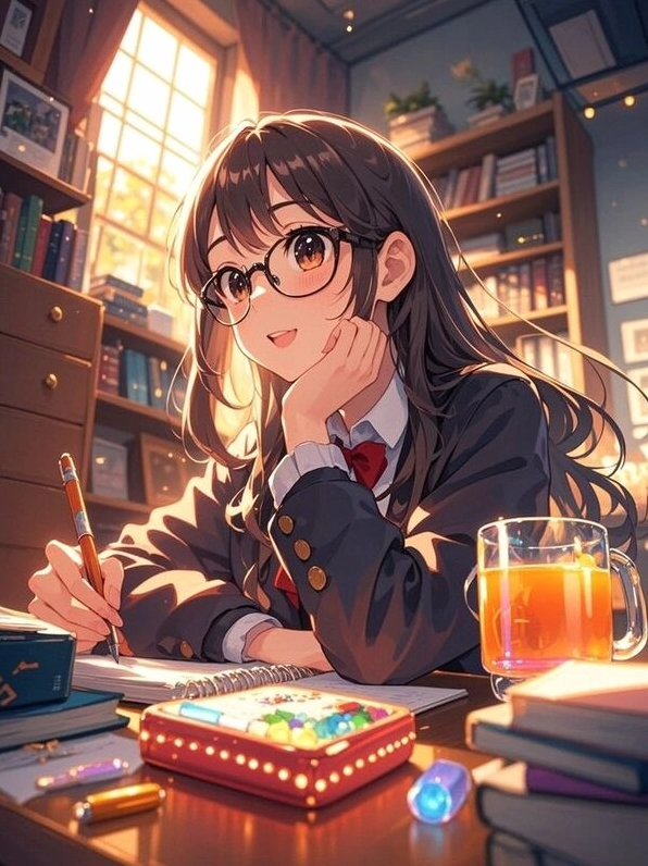 Hình ảnh anime nữ học sinh cute 3