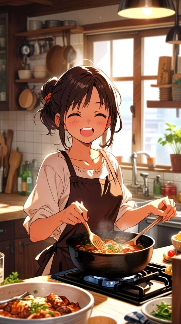 Hình ảnh anime nữ học sinh cute 4