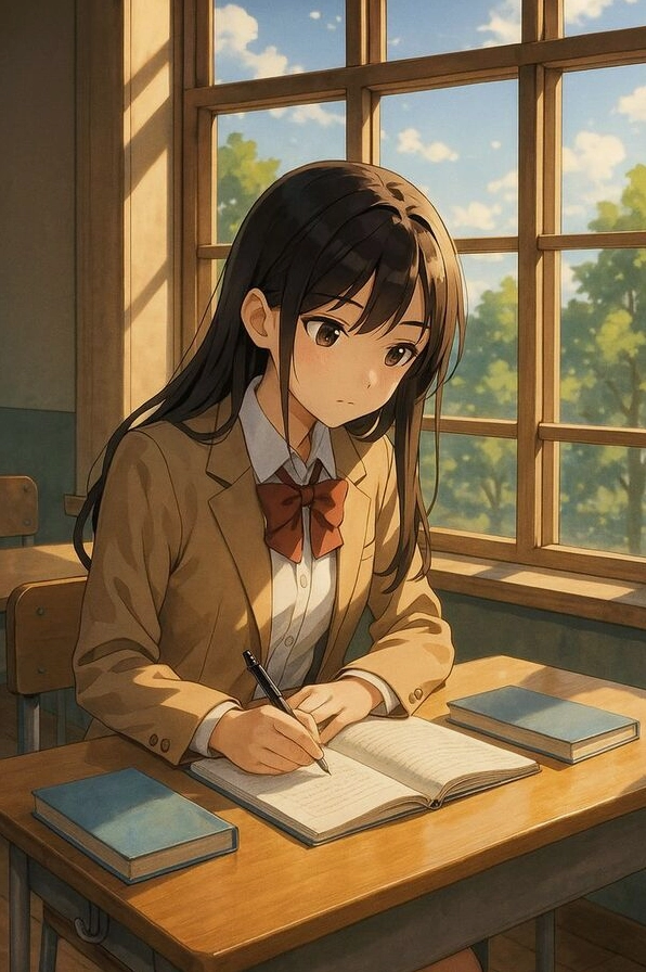 Hình ảnh anime nữ học sinh cute 7