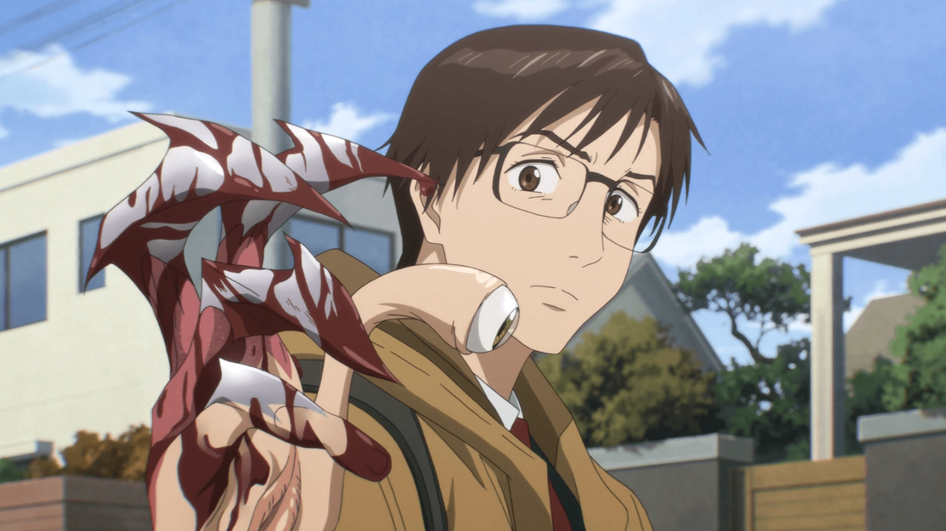 Hình ảnh anime parasyte vô cùng đặc sắc