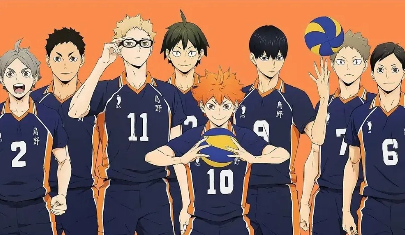 Hình ảnh Anime Vua Bóng Chuyền với cú đập bóng uy lực