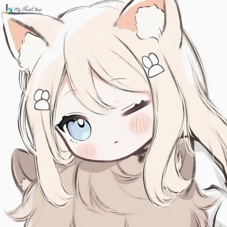 Hình ảnh chibi nữ cute ôm gấu bông