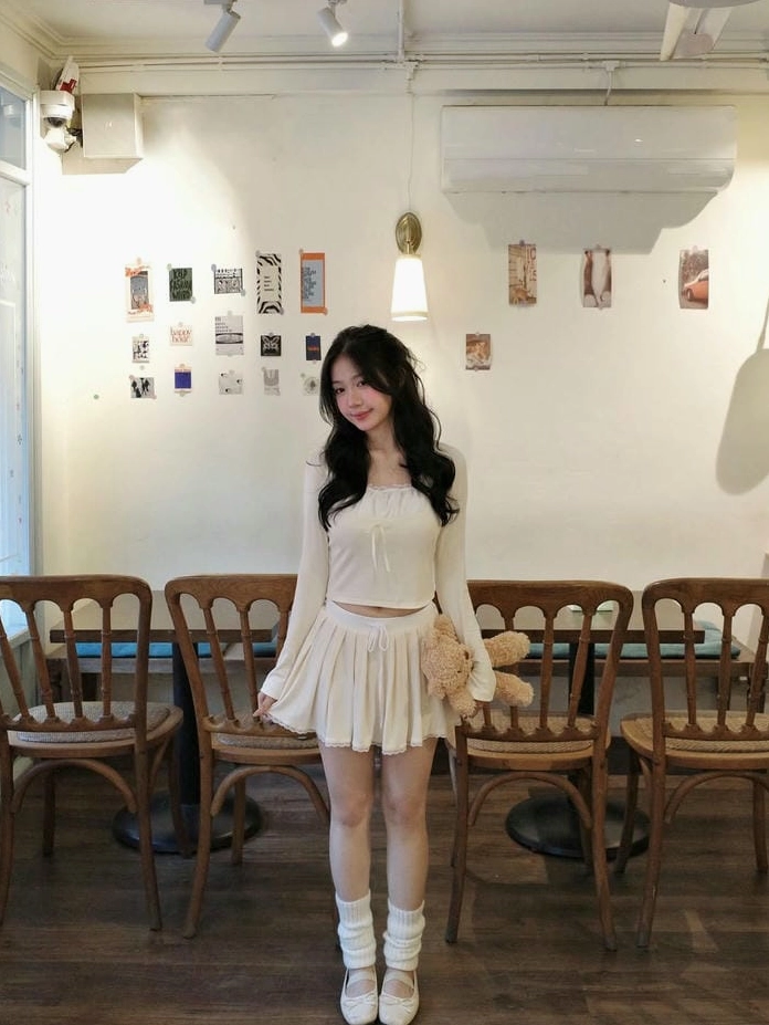 Hình ảnh cô gái thế hệ k9 xinh xắn với phong cách dễ thương