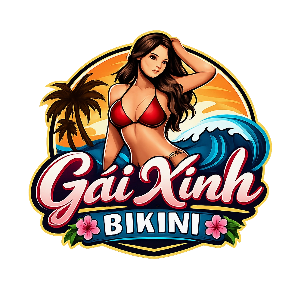 Hình ảnh cô gái xinh đẹp trong trang phục bikini